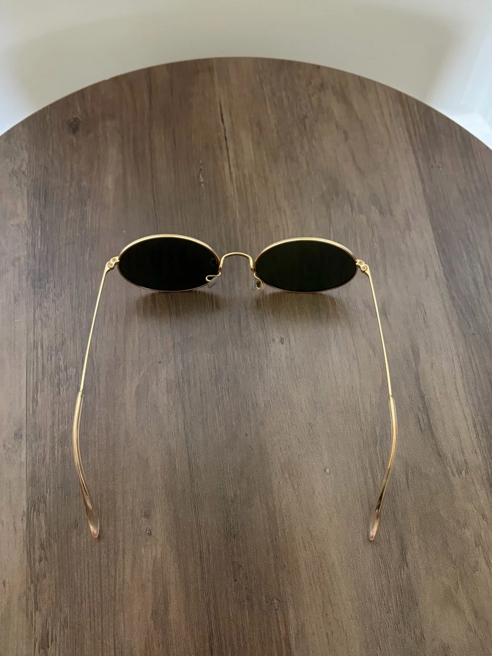 Ray-Ban Round Metal Sunglasses – Gold/Green | Unisex